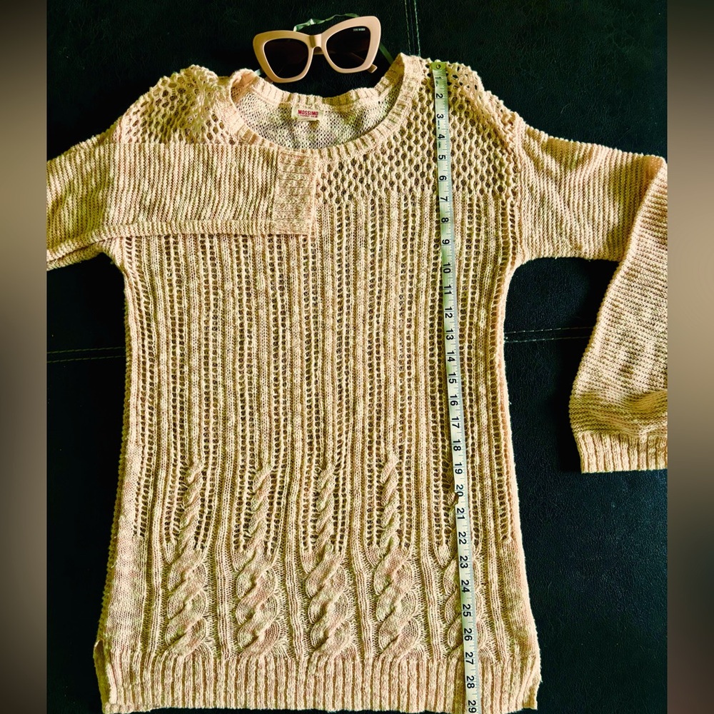 Mossimo Ladies Blush Pink Crewneck Sweater Size M